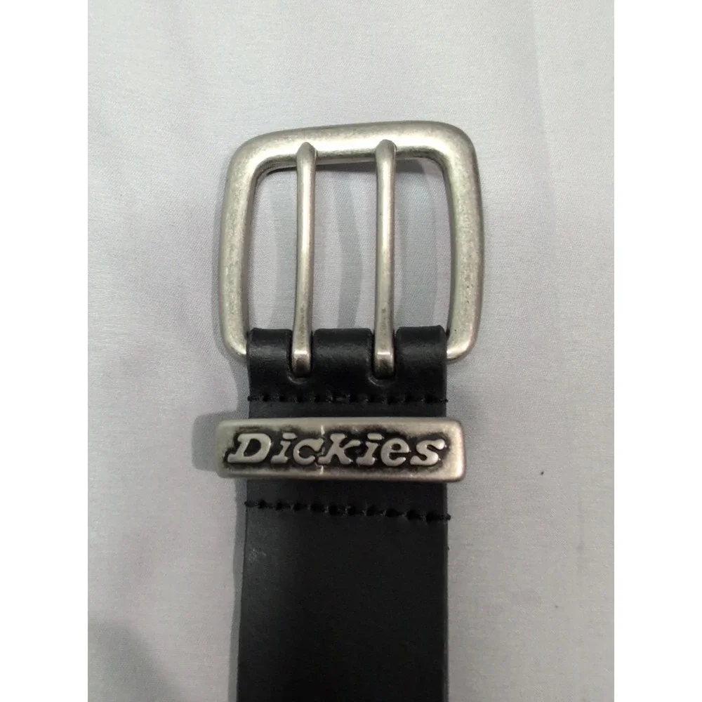 Dickies Men's 3X Belt 50-52 1.49 In (38MM)‎ Wide Two Prong Casual Leather Belt